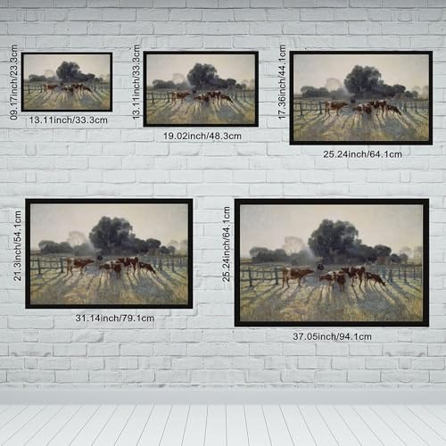 Impression sur toile Elioth Gruner cadre suspendu 50x76 cm