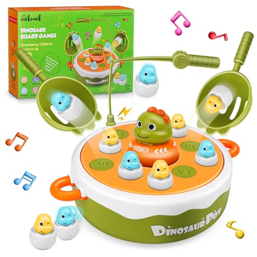 nicknack Juguetes Niños 3 Años, 4 en 1 Dinosaurios Magnético Juego Pescar Peces Juegos Educativos Niños Regalos Niños Niña 3 4 5 6 Años
