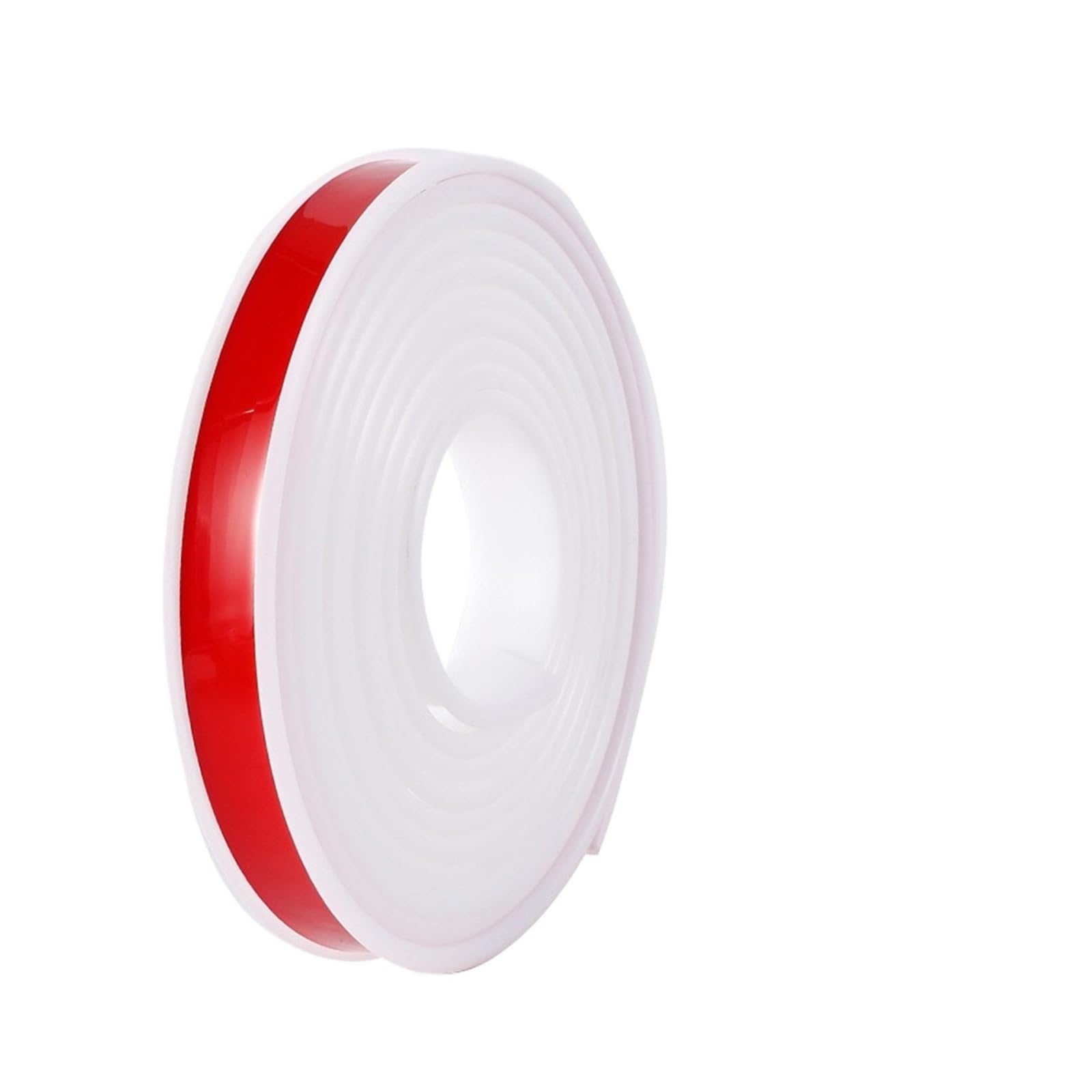 U Shape Edge Banding 5M U-Shape Edge Banding Self Adhesive Edge Protector for Furniture Flexible TPE Veneer Furniture Corner Safety Guards Cabinet(White,28mm 5meter)