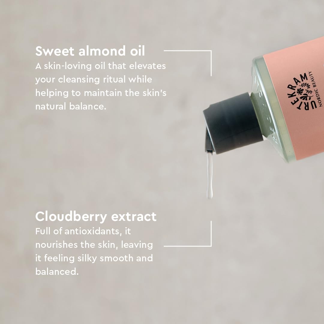 Urtekram Nordic Berry Body Wash, Creamy Shower Gel with Almond Oil & Cloudberry, Nourishing & Moisturizing for Soft Skin - Image 4