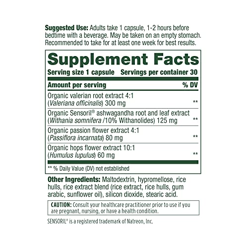 Megafood Herbal Sleep - Herbal Supplement For Adults With Ashwagandha, Valerian, Hops And Passion Flower To Promote Restful And Restorative Sleep - Vegetarian - Made Without 9 Food Allergens - 30 Caps #TOP1