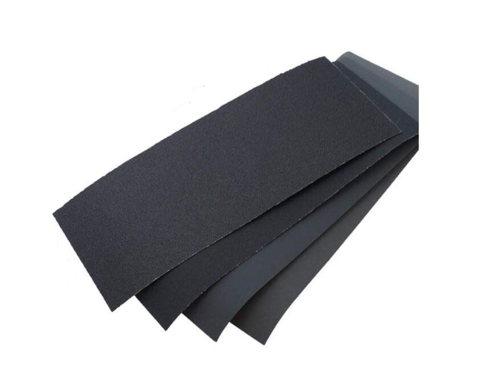 9 * 3,6 pollici carta vetrata carburo di silicio carta vetrata a secco bagnato 120-3000 fogli di carta abrasiva grana per levigatura metallo legno, 37 pezzi