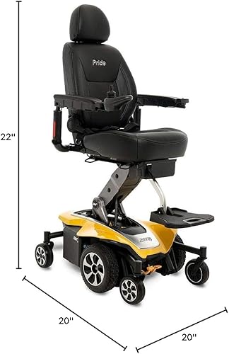 Miniatura 10 de Jazzy Air 2 - Capitán amarillo citrino 20 pulgadas de ancho x 20 pulgadas - 22 pulgadas de profundidad