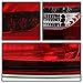 ACANII - For 2012 2013 2014 Ford Focus Hatchback Red Clear SEQUENTIAL Turn Signal LED Tube Tail Lights Brake Lamps
