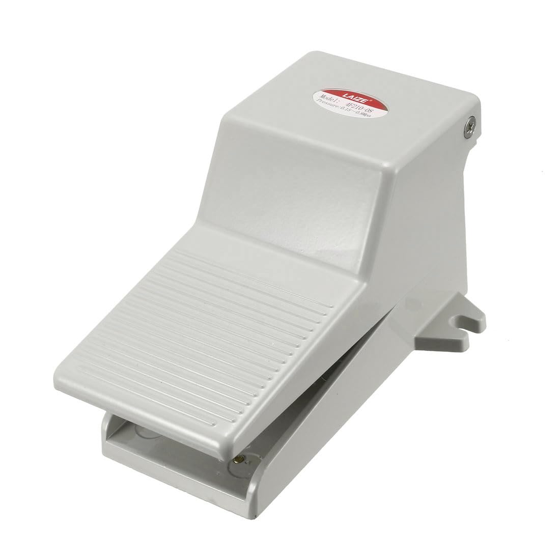 sourcing map Válvula de pedal de pie de 2 Posición 3 Salidas 1/4" Hembra G momentáneo antideslizantes neumática