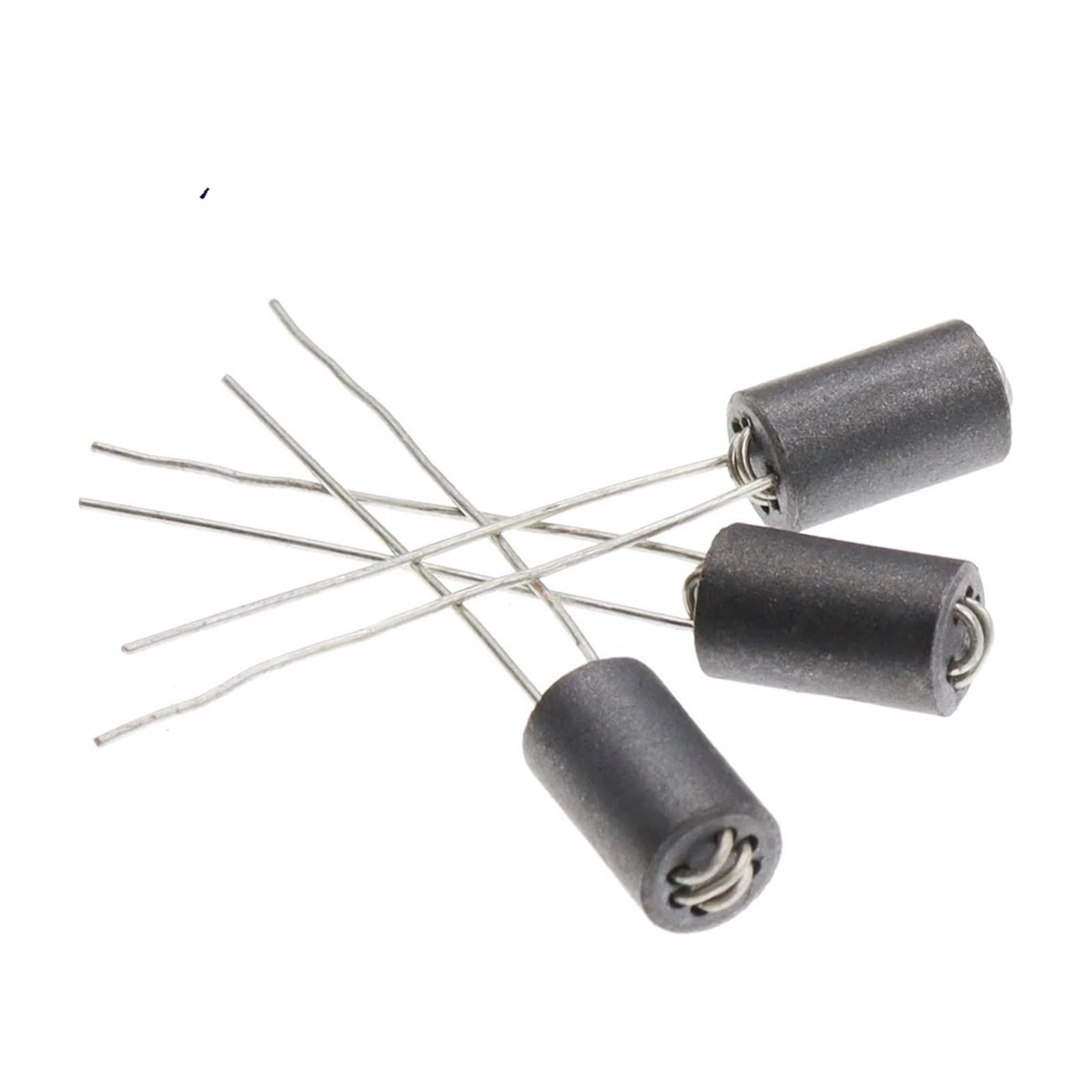 10Pcs 6X10MM Lead Dia 0.8MM 3T Axial Lead 6 Channel Ferrite Beads Inductors for Easy Plug