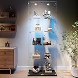 Versatilità d'uso: vetrina figurina è versatile, che si tratti di figurine, oggetti d'arte, libri rari o ricordi di viaggio, questa vetrina offre uno spazio di presentazione ideale. Vetrina per collezione con serratura può essere posizionata in salotto, camera da letto, ufficio o sala espositiva.