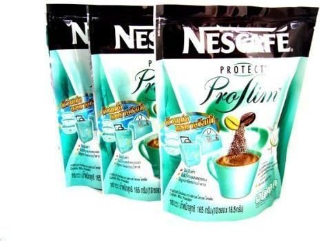 3 Nescafe Protect Proslim Pro Slim Diet Slimming Weight Control Coffee 10 Sticks ( Hot Items ) by gole