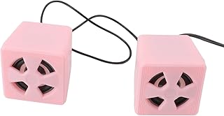 3.5MM Wired Desktop Gaming Speakers for PC, USB RGB Lighting Computer Speakers, Stereo Surround Sound Mini Compact Laptop Speakers for Laptop Tablet Monitor Phone