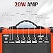 CXLWZ Electric Guitar Amp 20 Watt Amplifier Portable Amp with Headphone Input Gain Powe Including Professional Noise Reduction Cable （Orange）