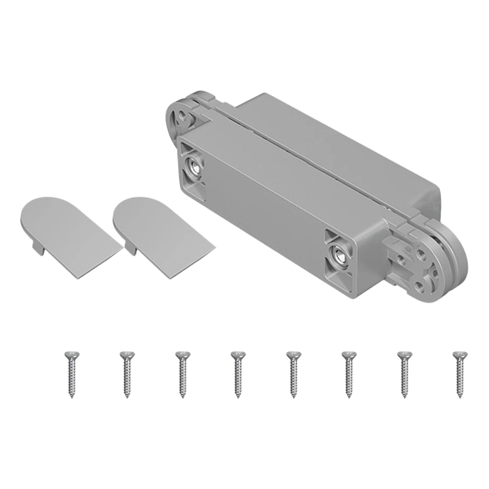 180-Degree Swing Door Hinge, Invisible Adjustable Cupboard Hardware with Quiet Closing Mechanism Opening Angles Folding Door Hinge