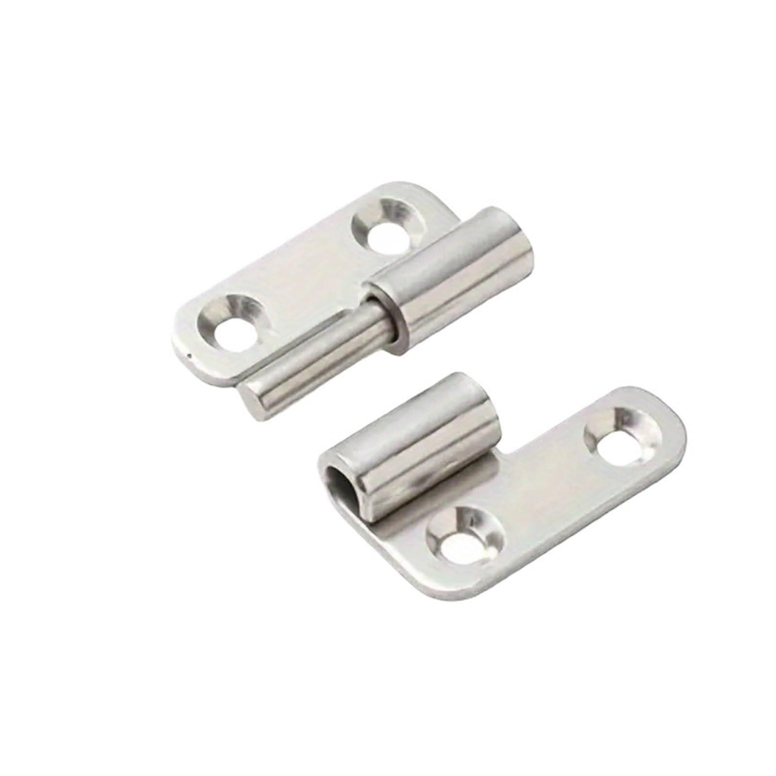 Door Hinges Stainless Steel Thicken Detachable Hinge Removable Concealed(Right-1pair)
