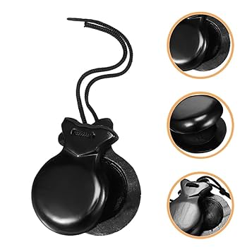 フラメンコカスタネット 白 打楽器 カスタネット Amazon | Alasum 4個木製カスタネット フラメンコ ダンス用