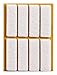 haggiy peha Filzgleiter - Parkettgleiter selbstklebend, eckig, 15x45 mm, weiß (8 Stück)
