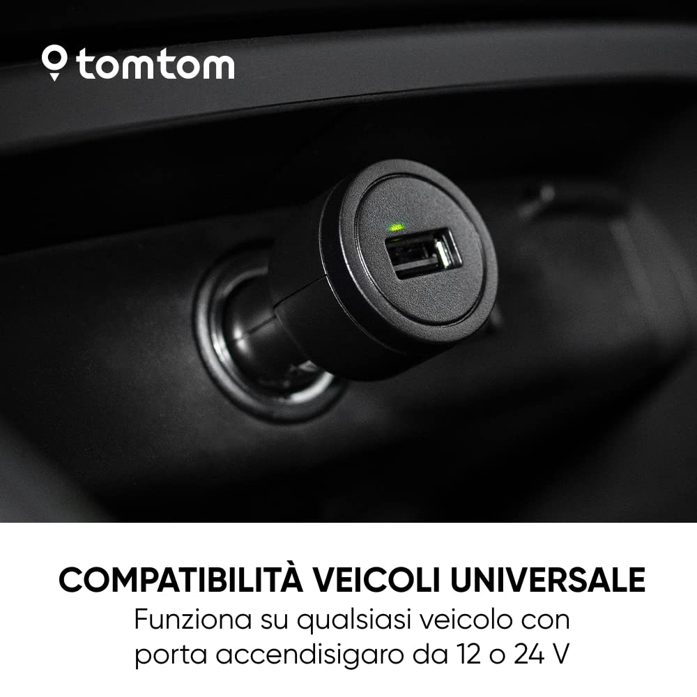 Caricatore Auto Mini USB Per TomTom GO - 1.1m, 1A/5V, Compatibile Con Modelli 2006+ - Foto 4