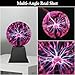 DELIPOP Plasma Ball 8 Inches, Red Light with Plug in Cord Magic Plasma Ball Lamp, Touch and Sound Sensitive Disco Light for Christmas, Parties, Decoration