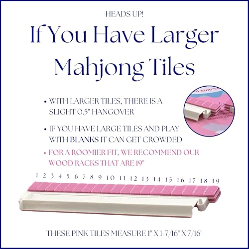 Juego de 4 Soportes Acrílicos para Mahjong, 18.5 pulg miniatura 3