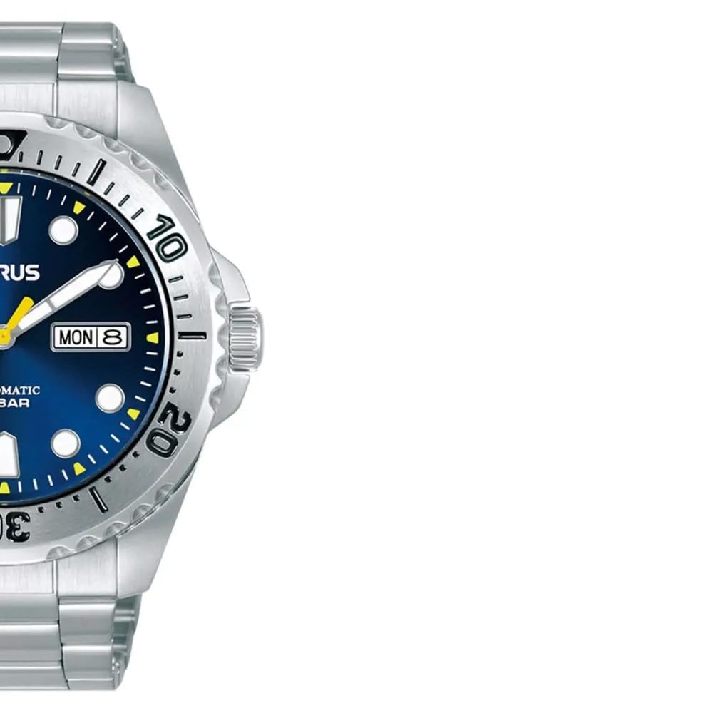 Lorus Orologio automatico analogico da uomo con bracciale in acciaio inossidabile