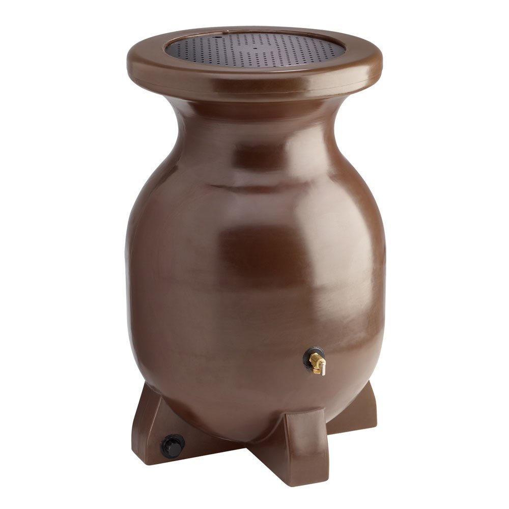 Koolscape RBB-55 55-Gallon RAIN Barrel, Brown