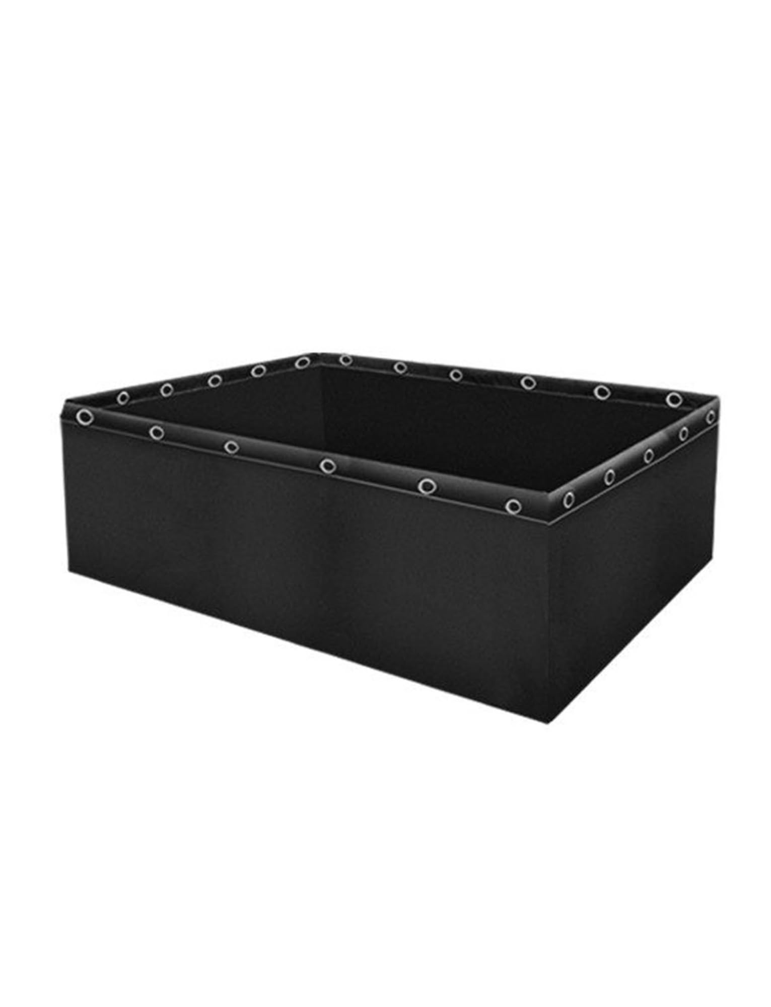 Składany zbiornik na staw rybny z PCW, nad wodą gruntową, do hodowli roślin, hydroponiki i ogrodu (H70/90/110 cm, 200 x 200 x 110 cm) - idealny do hodowli ryb i krewetek