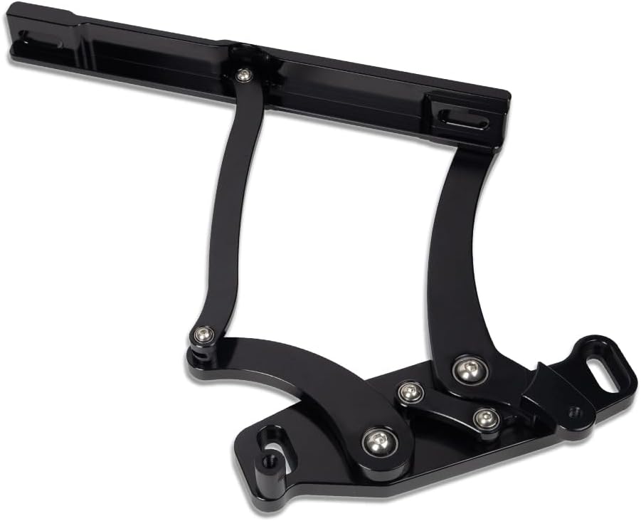 Black Aluminum Hood Hinges W/Gas Struts Fit Chevy Camaro Pontiac Firebird 1967 1968 1969