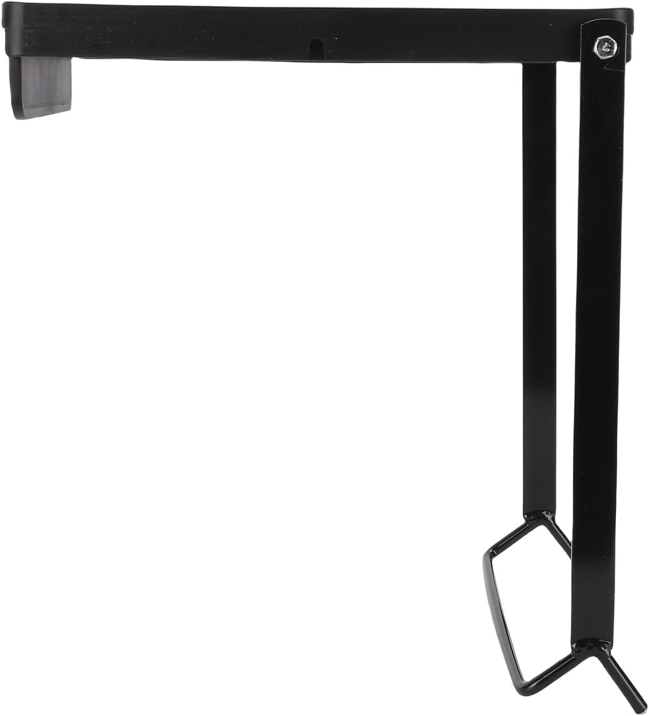 Foldable Ladder Platform, Multifunctional Iron Work Platform Extension & Storage Shelf for Home Renovation, Office, Silver (Iron 2)