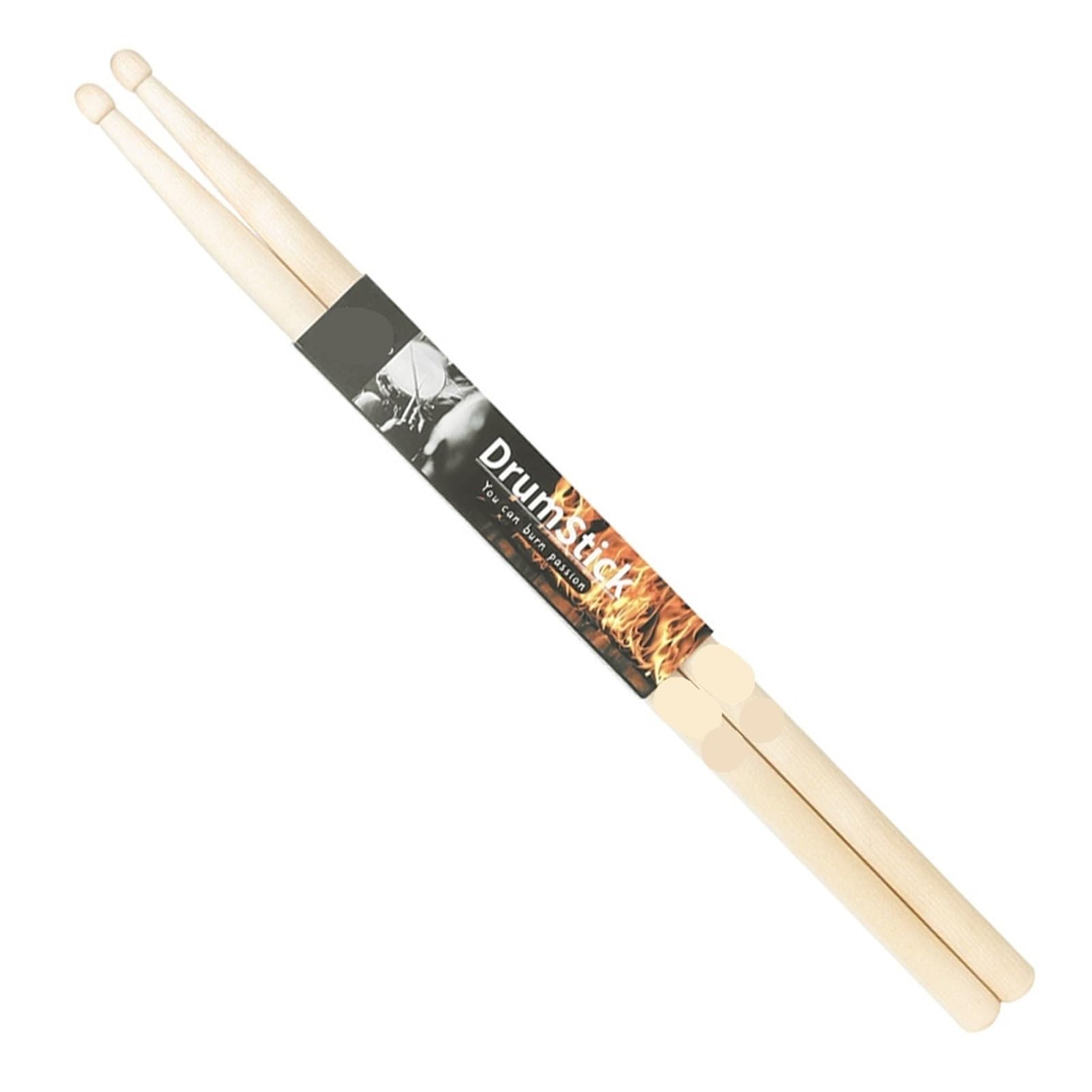 TrommelstöCke Wood Drum Sticks 5A 7A Classic Maple Wood Teardrop Head Drumsticks Musical Instruments Accessories for Adult Kids FüR Schlagzeug