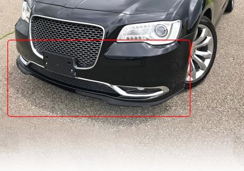 Front Bumper Lip Splitter Spoiler Fit for Chrysler 300 C/S/Limited/Touring 2015-2023 Gloss Black 3pcs Accessories Air Chin Body Kit - Image 6