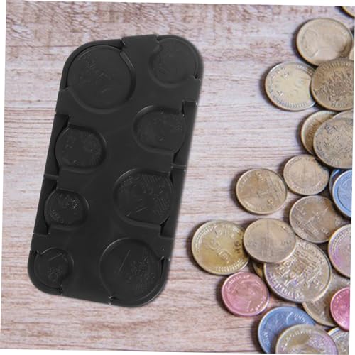 Caja organizadora de monedas portátil de plástico miniatura 2
