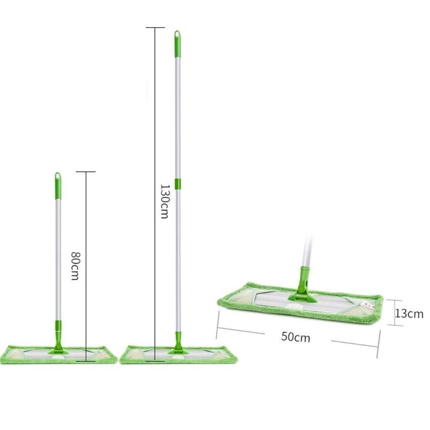 Mopas de Limpieza Suelos Fregona para Pisos De Madera Dura, Giratoria 360°, con Mango Extendido De Aluminio, Reutilizable Mopa Fregona