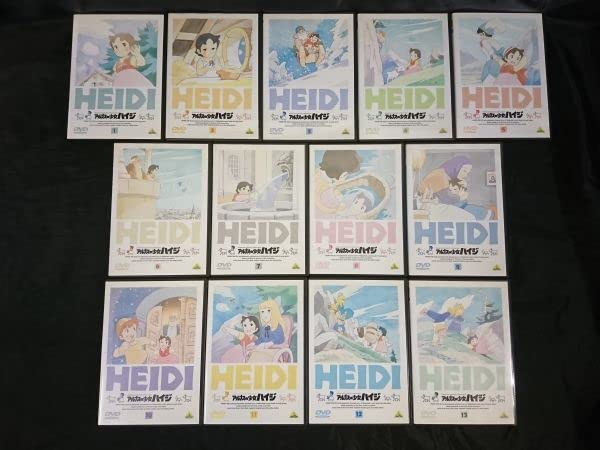 レンタル落ち DVDセット】『アルプスの少女ハイジ 全13巻(全52話