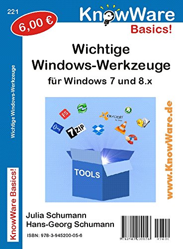 Preisvergleich Produktbild KnowWare Wichtige Windows-Werkzeuge Win 7 und Win 8.1