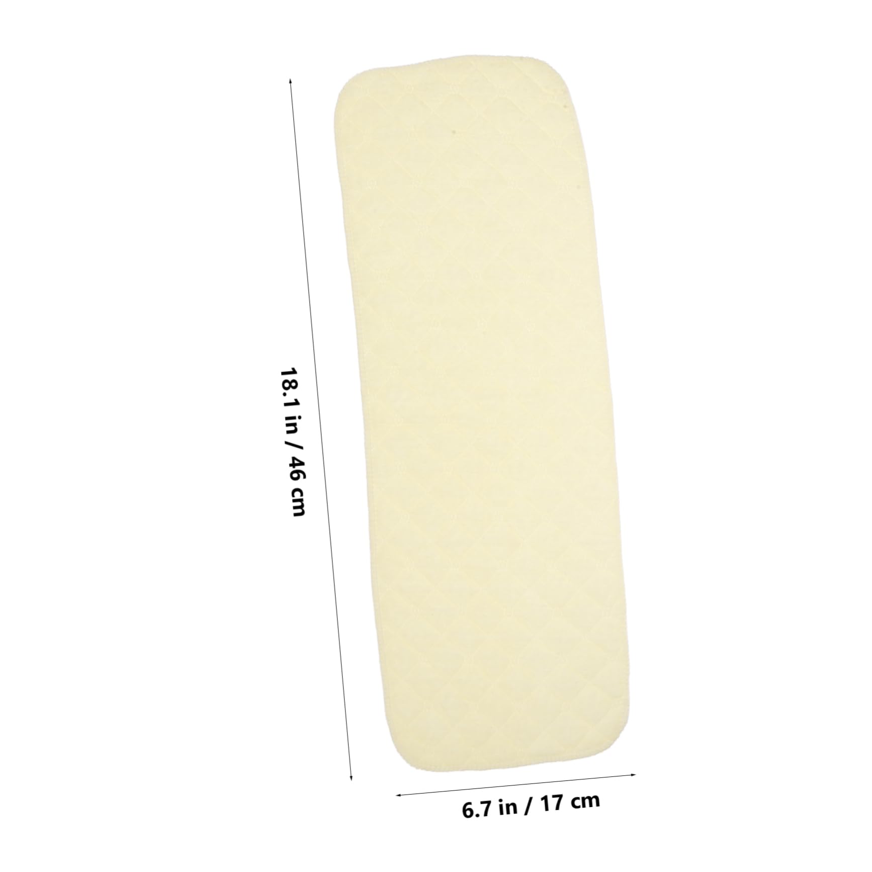 SUPVOX Newborn Baby Washable Diaper Liner 10 Pack Soft Cotton Material Reusable Infants Diaper Liner White 10 Pack