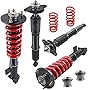 POLEMOTOR Full Coilovers Struts Suspension Compatible with 2006-2010 Dodge Charger / 2008-2010 Challenger / 2005-2008 Magnum Height Adjustable Coilovers Shock Kits (RWD Model Only)