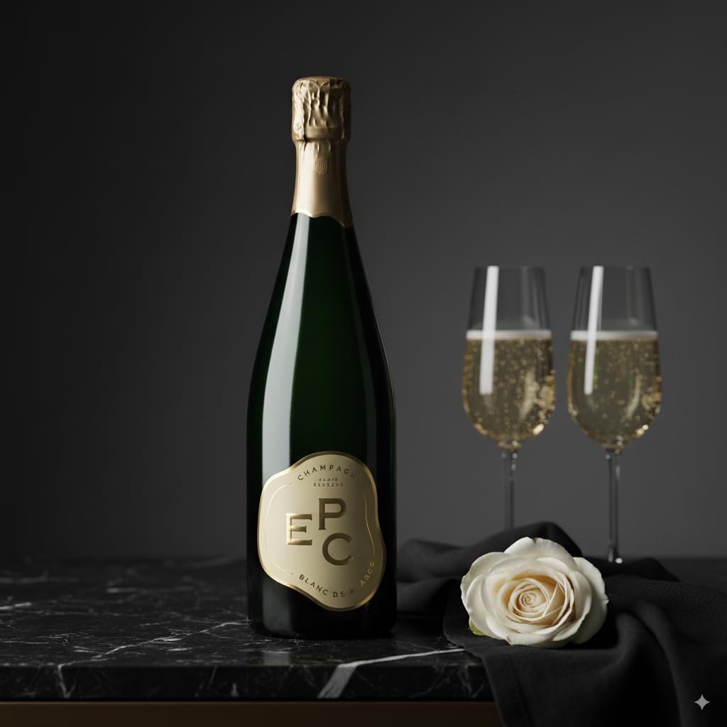 EPC Champagne Blanc de Blancs Brut - Spumante Bianco, 750 ml
