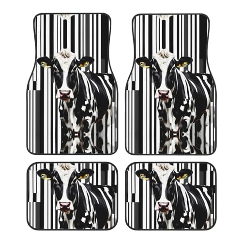 Tapis de voiture motif vache pour nettoyer facilement les sols de votre citadine