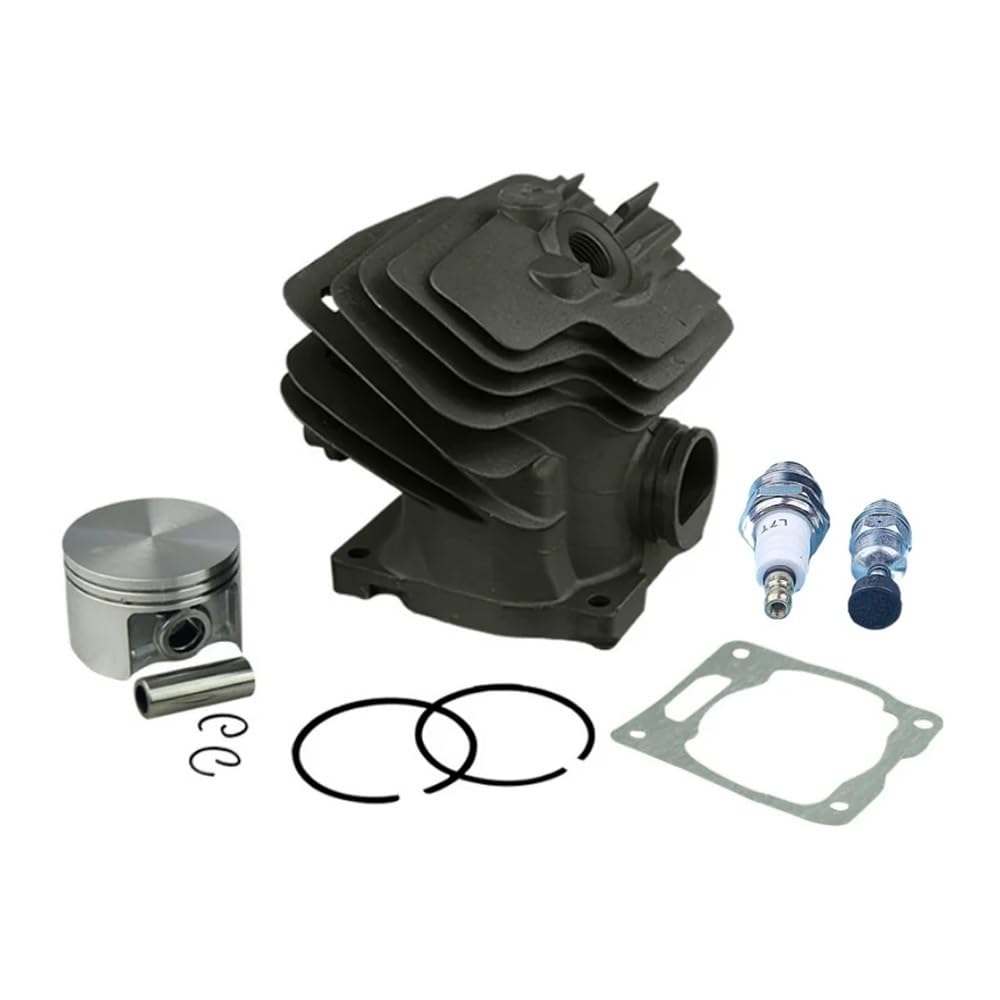 52mm Cylinder Piston End Engine Kit for MS382 MS382C MS 382 Chainsaw Spark Plug Decompression Replacement Part