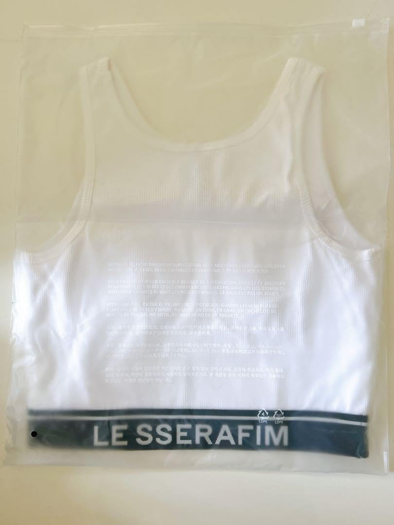 下着・アンダーウェア [LE SSERAFIM] COTTON BRA TOP (White) LE SSERAFIM COTTON BRA TOP (White)