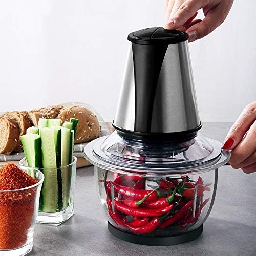 Meat Grinder Household Small Meat Mincer Fully Automatic Glass Cooking Filling Machine Dumpling Filling