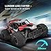 DEERC DE37 Remote Control Car 1/16 Scale RC Cars, 20 KM/H RC Truck for Kids Adults, All Terrains Off Road Monster Truck, 30 Min Running Time Outdoor Cars Toy for Boys & Girls, Color Red