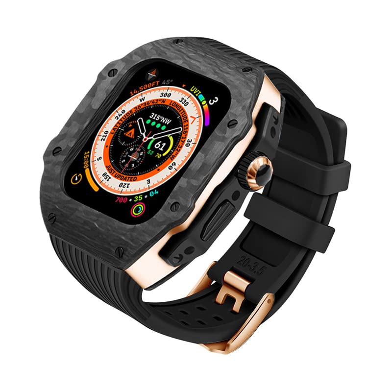 Kit de modification de boîtier Apple Watch Ultra 49mm 45mm 44mm en carbone