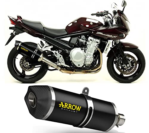 Escape Arrow Race-Tech Suzuki Bandit 1250S 15-16 silenciador de aluminio negro