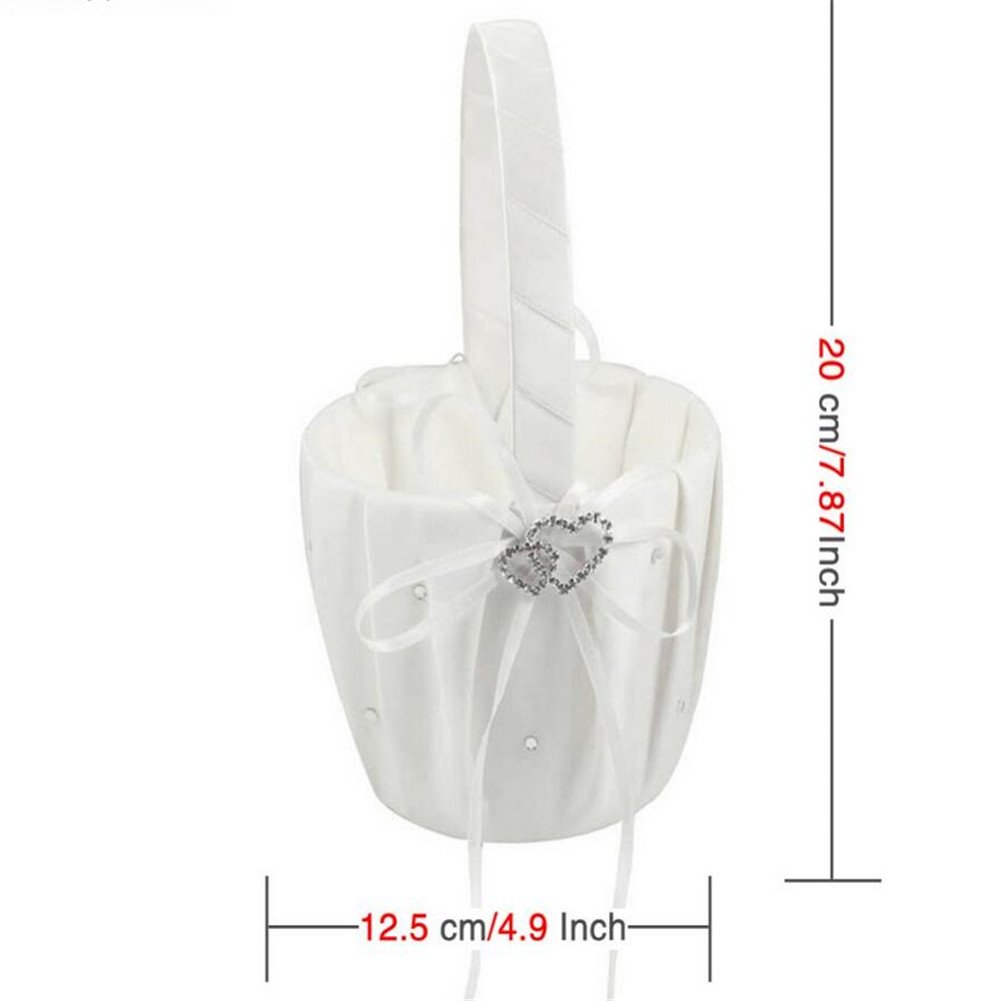 Cuscino Porta Anelli Matrimonio - Decorato Con Strass E Nastro Di Raso - Foto 11