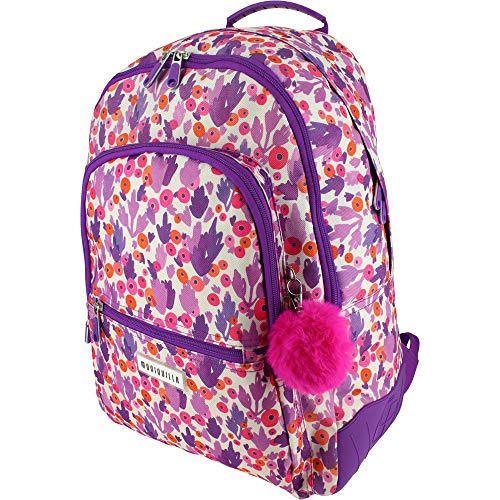 Grafoplás Cactus  Mochila para Niñas  Multicolor  Violet   21x43x31 5 cm  W