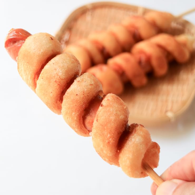 Amazon.co.jp: 揚げもち あげ餅フランク あげもち 120g 串 棒