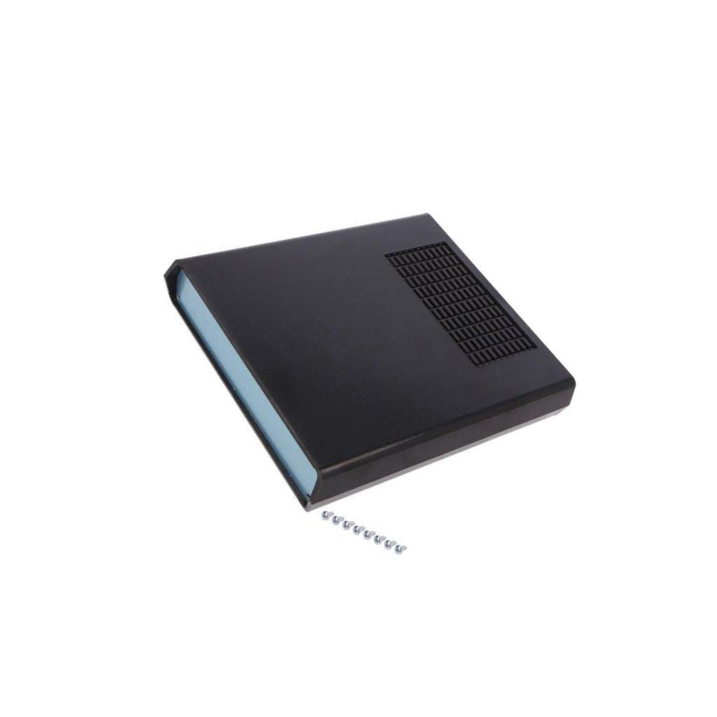 Boîtier TEKO ABS noir avec panneau AUS X finition soignée pour l'électronique