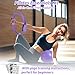 ZORBLINK Pilates Essentials Kit, 9-Piece Beginner Pilates Set with Instructional Guide, Includes Pilates Ring and Ball Set, Booty Bands, Figure 8 Resistance Band, Yoga Bands for Stretching (Purple)