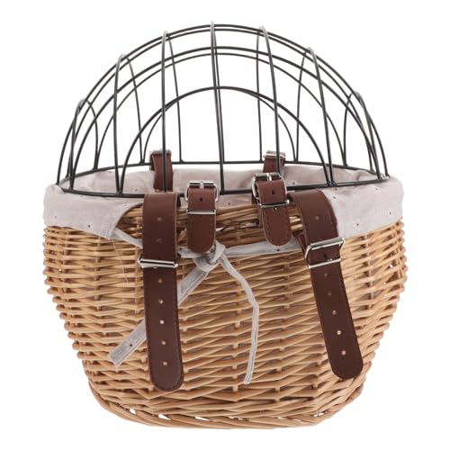 Panier de vélo en rotin haut de gamme VANZACK au design élégant et épuré