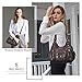 Angel Barcelo Womens Purses and Handbags PU Leather Shoulder Bag Fashion Hobo Bags for Women (Coffee)