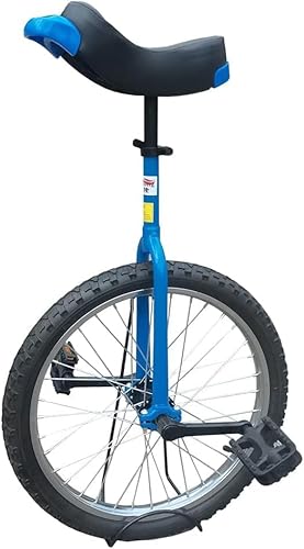一輪車 大人用一輪車 子供用一輪車 20-24 インチ シングルホイール ビッグキッズ一輪車 16-18 インチ 子供 男の子と女の子 12-14 インチ スタンド付き (ブルー,18インチ)